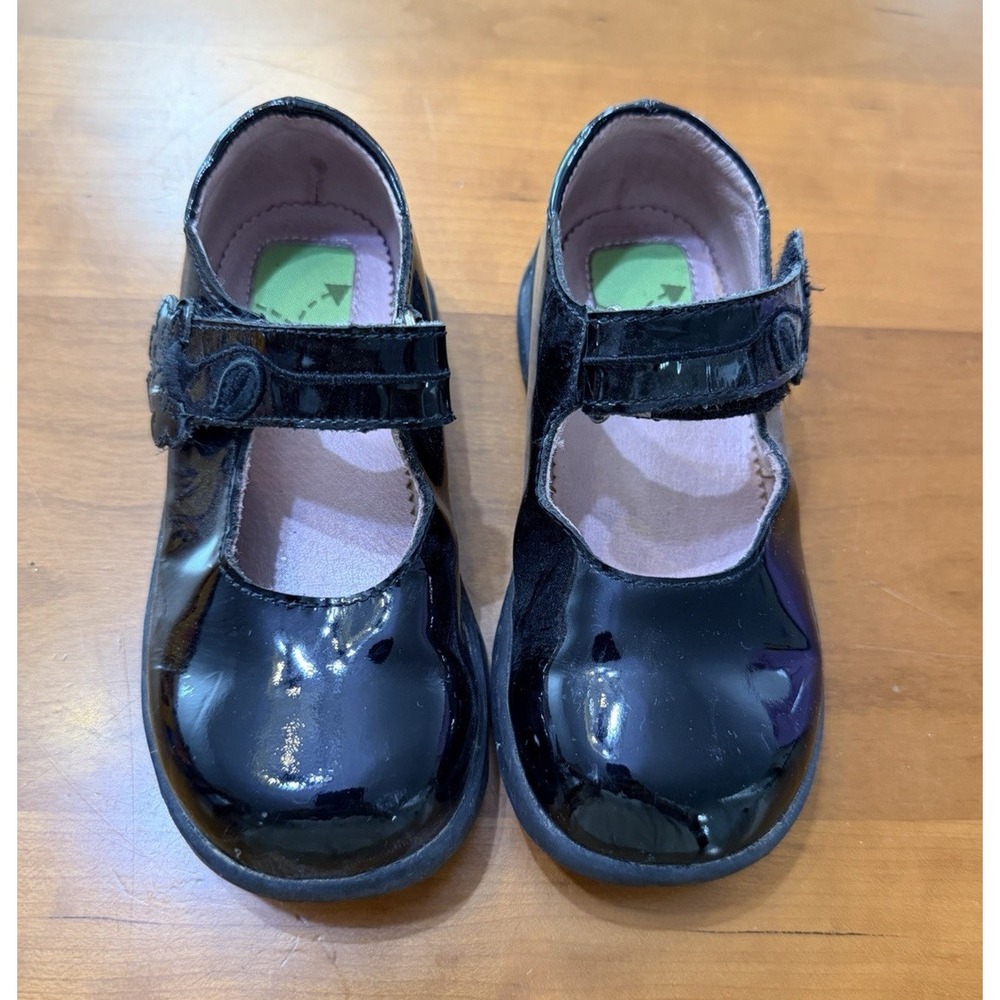Stride Rite Toddler Tech Patent Leather Mary Jane Hook & Loop Black US 9W